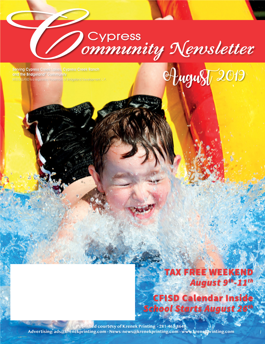 Community Newsletter August 2019
