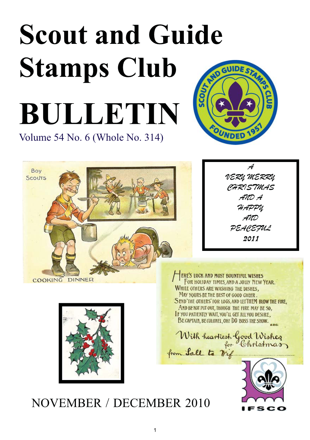 Scout and Guide Stamps Club BULLETIN #314