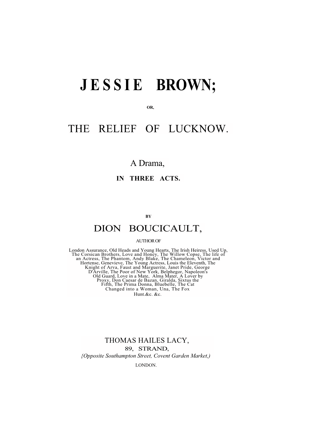 Jessie Brown;