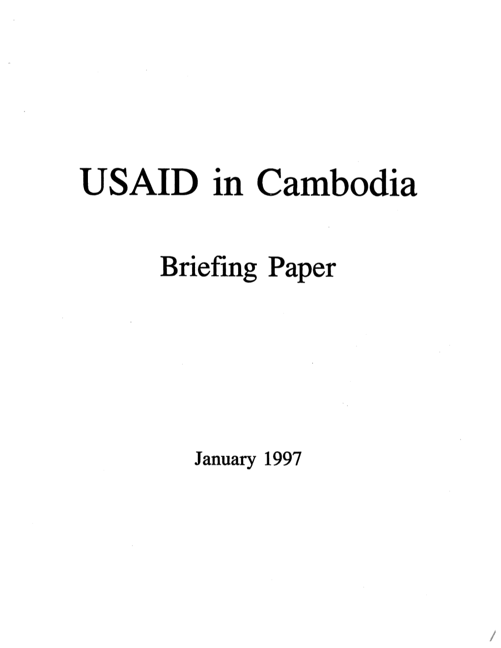 USAID in Cambodia
