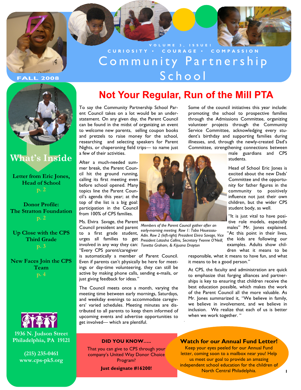 Fall Newsletter For