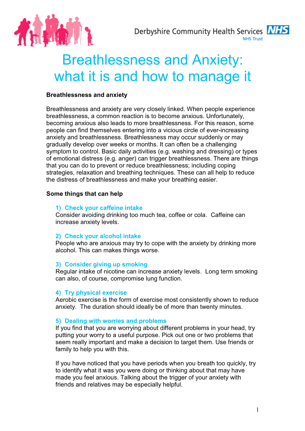 Breathlessness and Anxiety: What It Is and How to Manage It