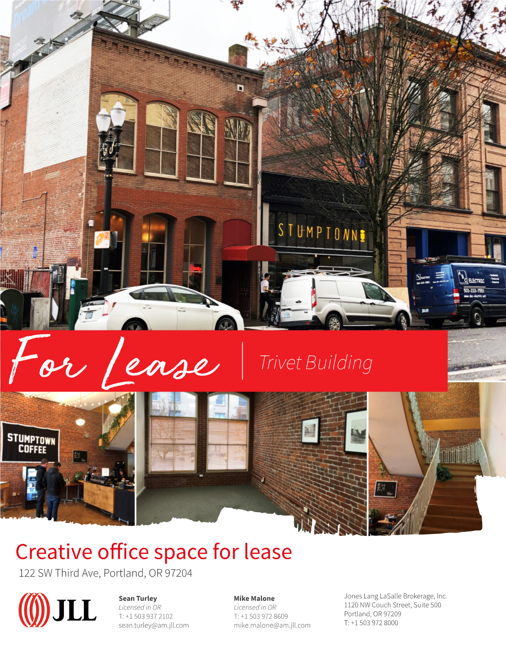 Creative Office Space for Lease 122 SW Third Ave, Portland, OR 97204
