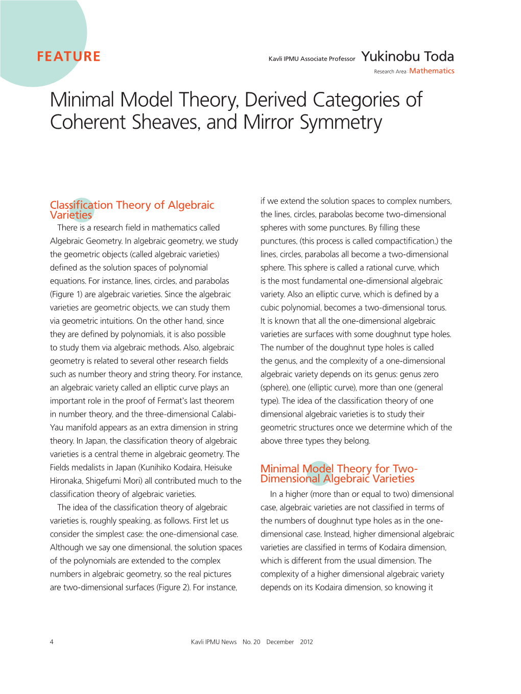 Minimal Model Theory, Derived Categories of Coherent Sheaves, and Mirror Symmetry