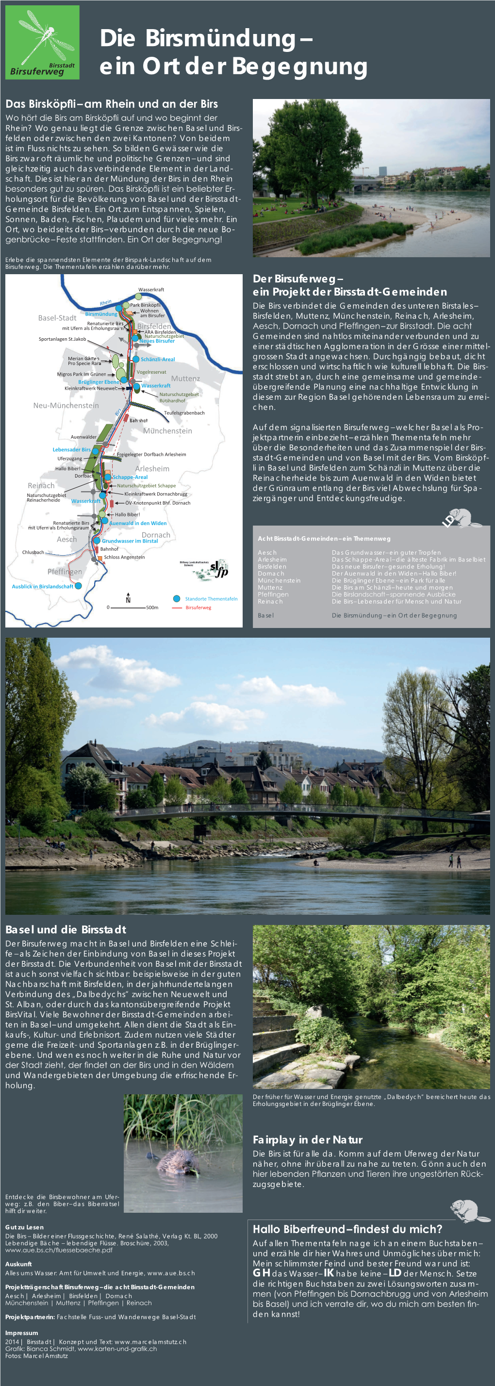 LD Das Birsköpfli – Am Rhein Und an Der Birs Der Birsuferweg