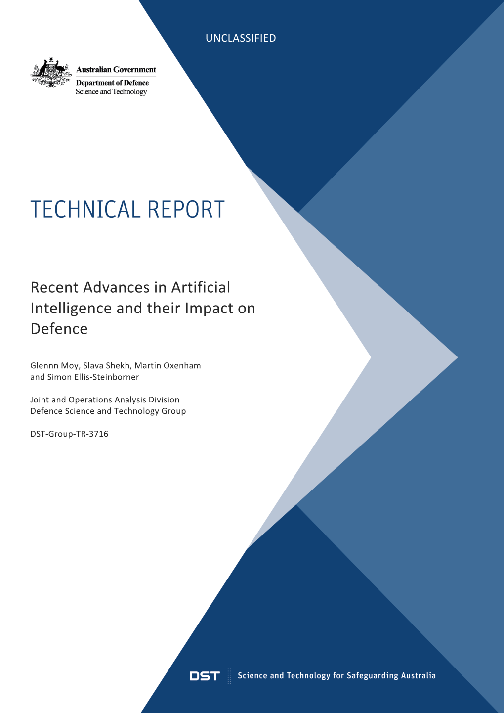 Recent Advances in Artificial Intelligence and Their Impact on Defence