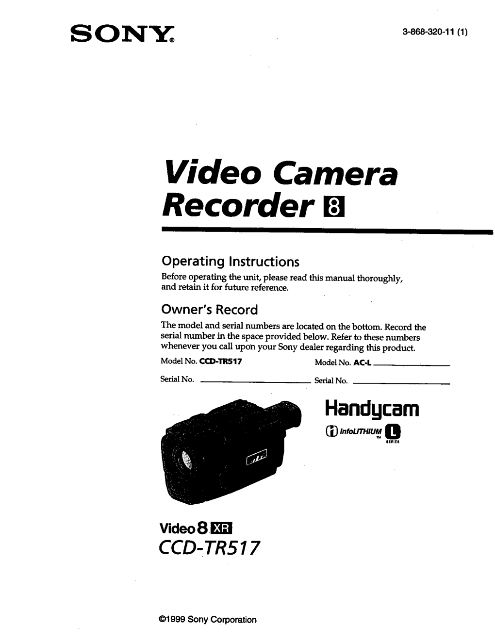 Handycam (1),.,O .,. 0 SERIES