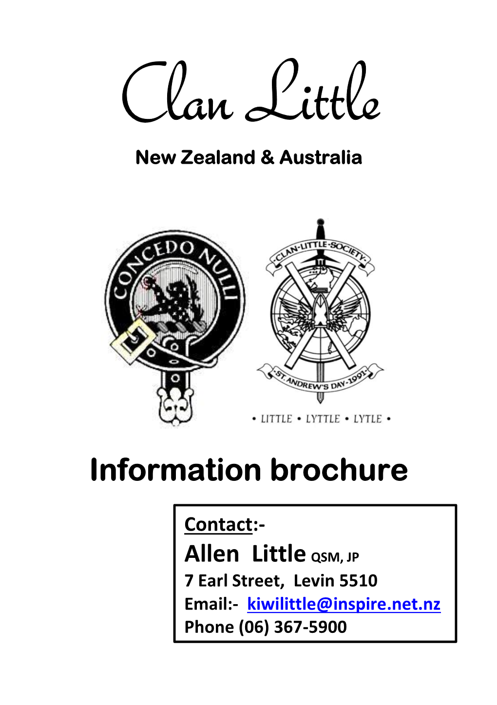 Clan Little Information Brochure