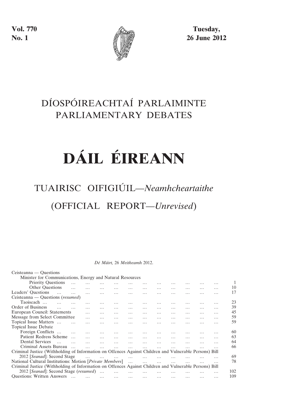 Dáil Éireann