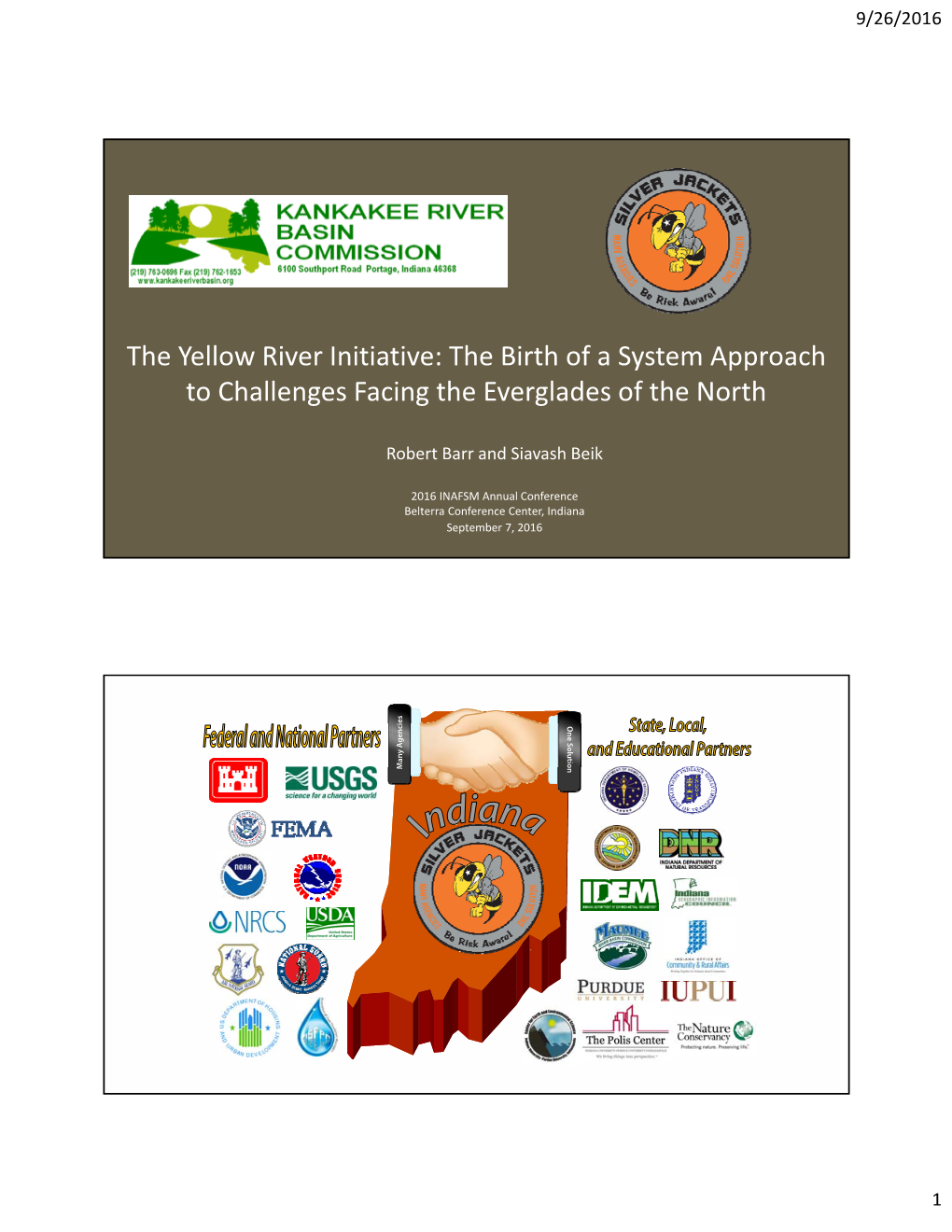 The Yellow River Initiative: the Birth of a System Approach to Challenges Facing the Everglades of the North