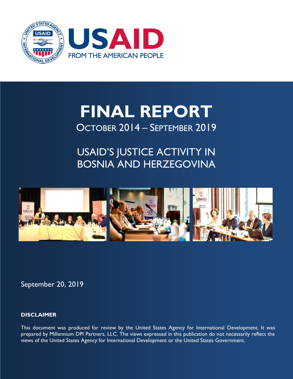 Final Report October 2014 – September 2019