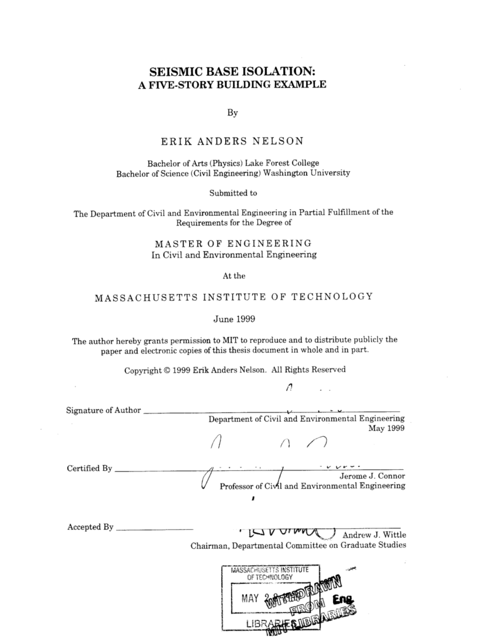 Seismic Base Isolation: a Five-Story Building Example