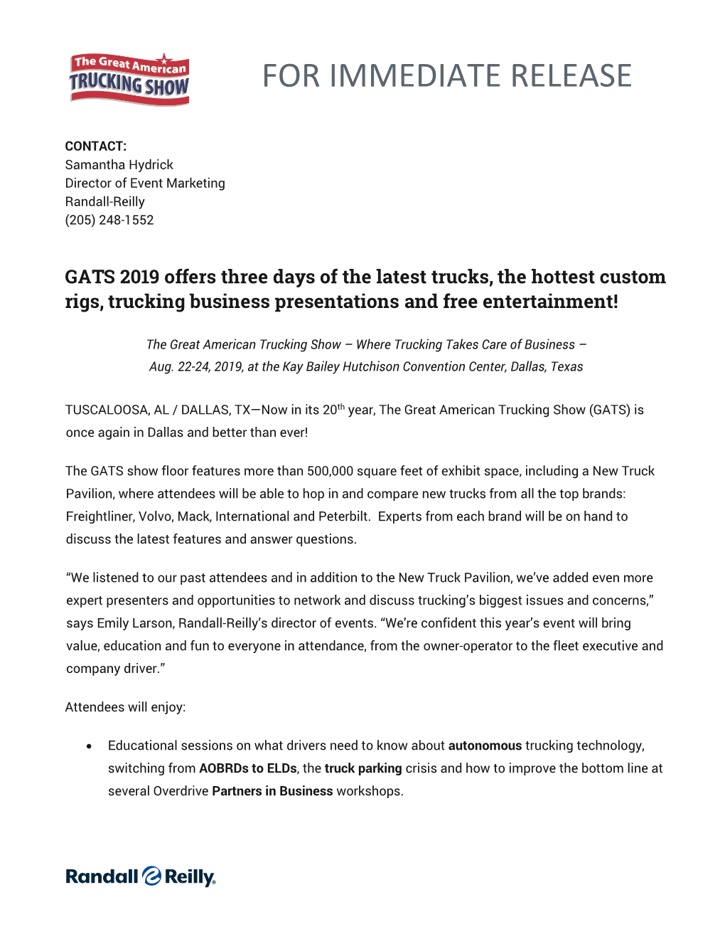 GATS 2018 Press