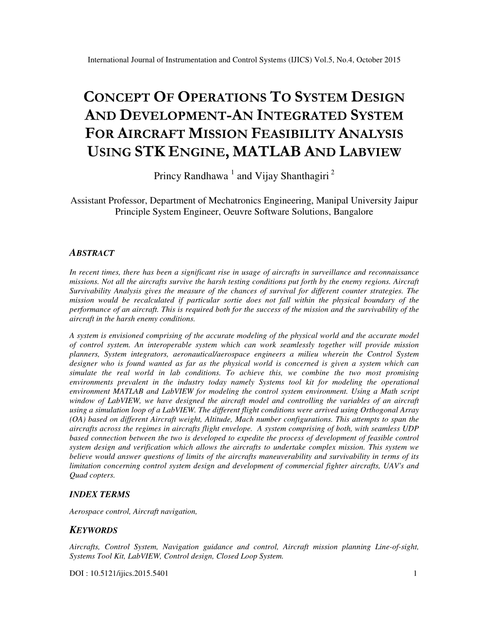 Using Stk Engine, Matlab A