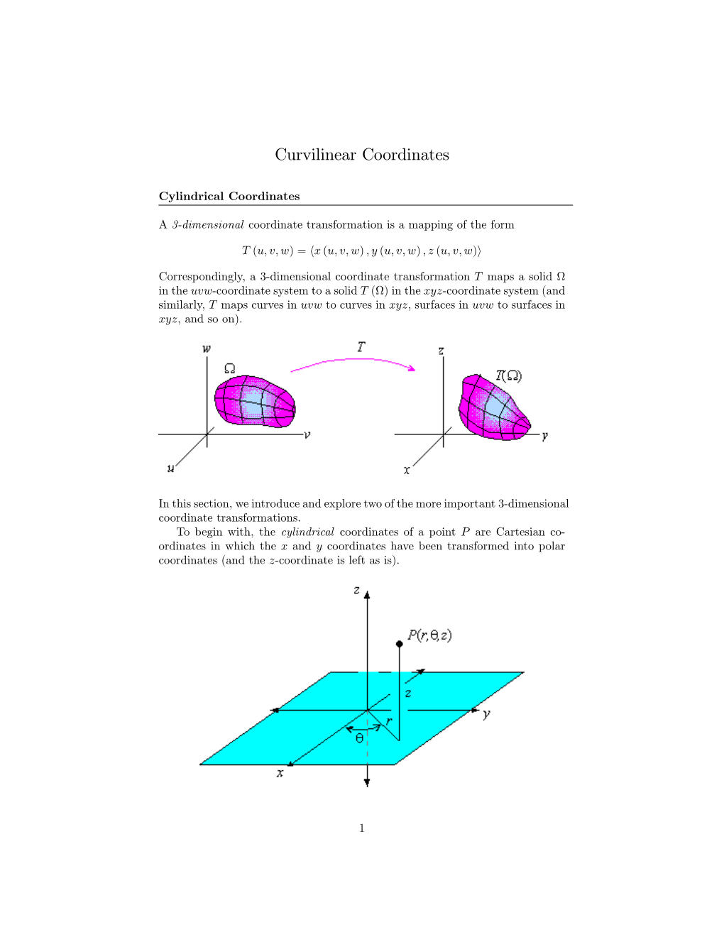 Curvilinear Coordinates