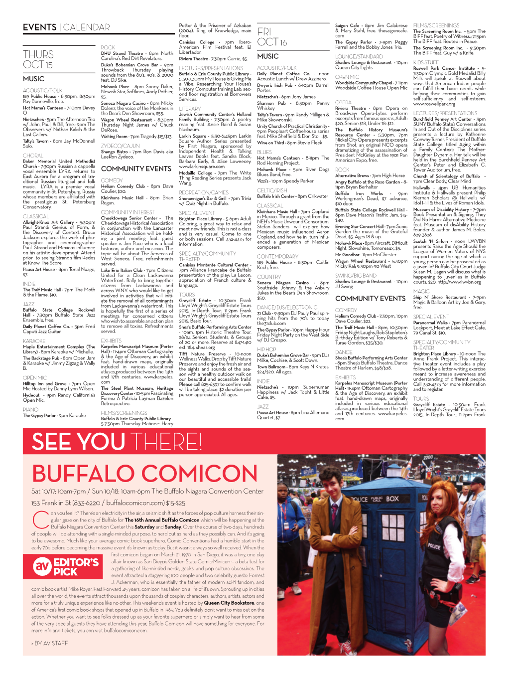 Buffalo Comicon See Youthere!