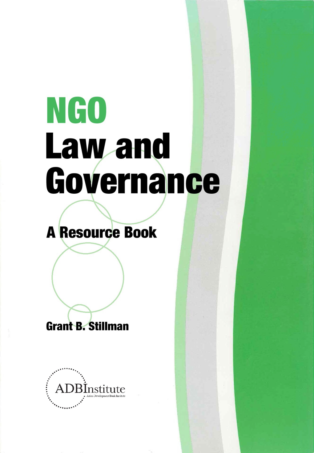 NGO Law and Governance