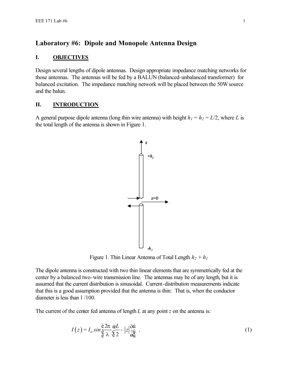 Dipole and Monopole Antenna Design