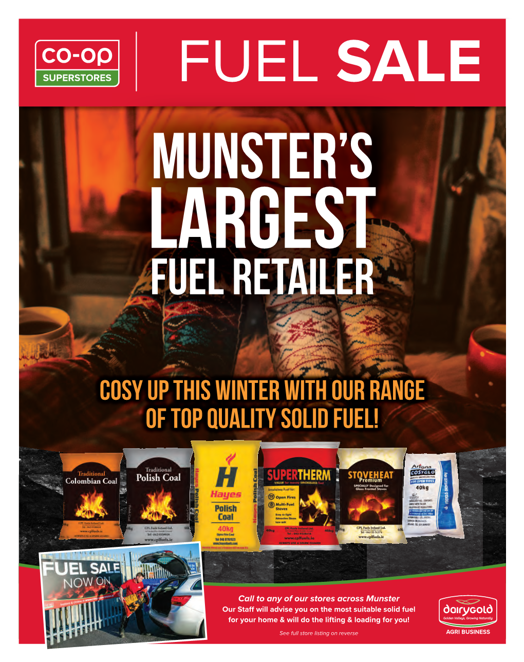 Cosy up This Winter with Our Range of Top Quality Solid Fuel!
