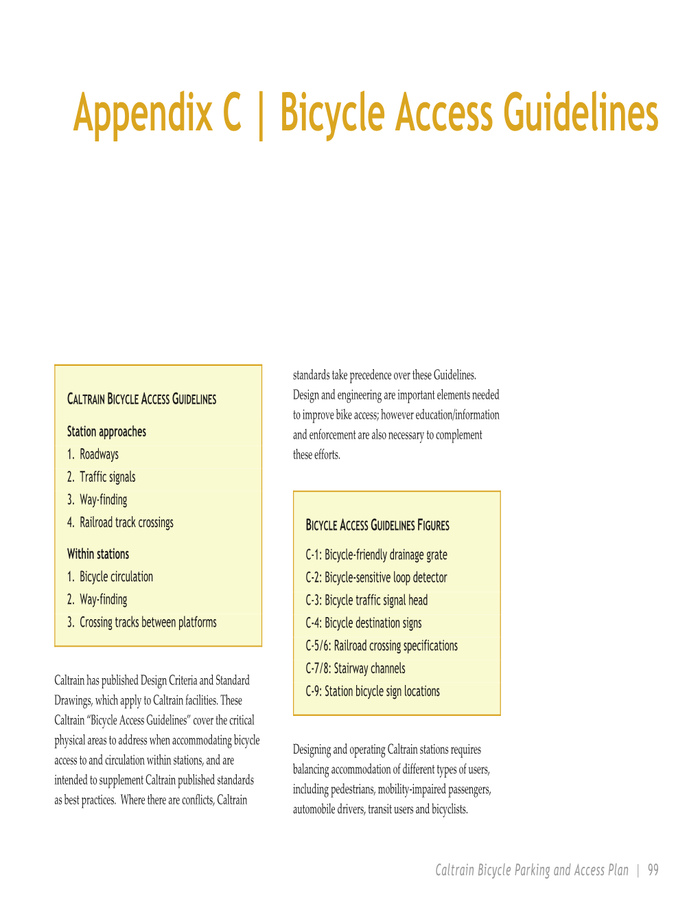 Bicycle Access Guidelines