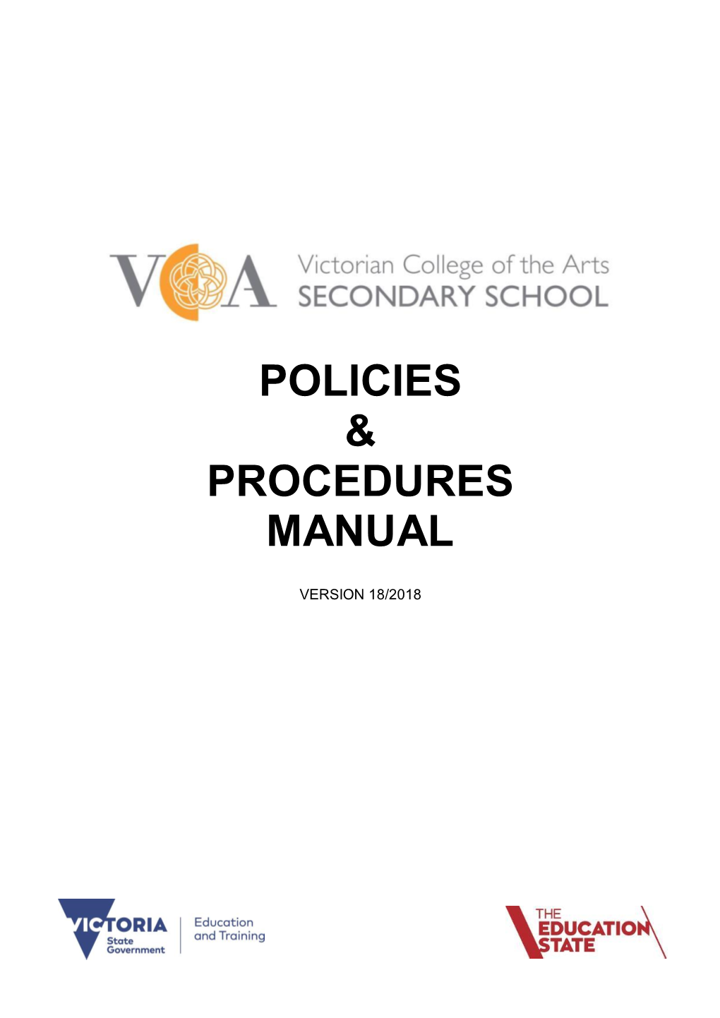 Policies and Procedures Manual Version 18/2018