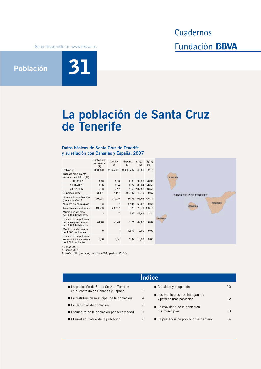 La Población De Santa Cruz De Tenerife
