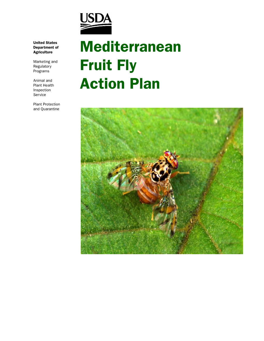 Mediterranean Fruit Fly Action Plan