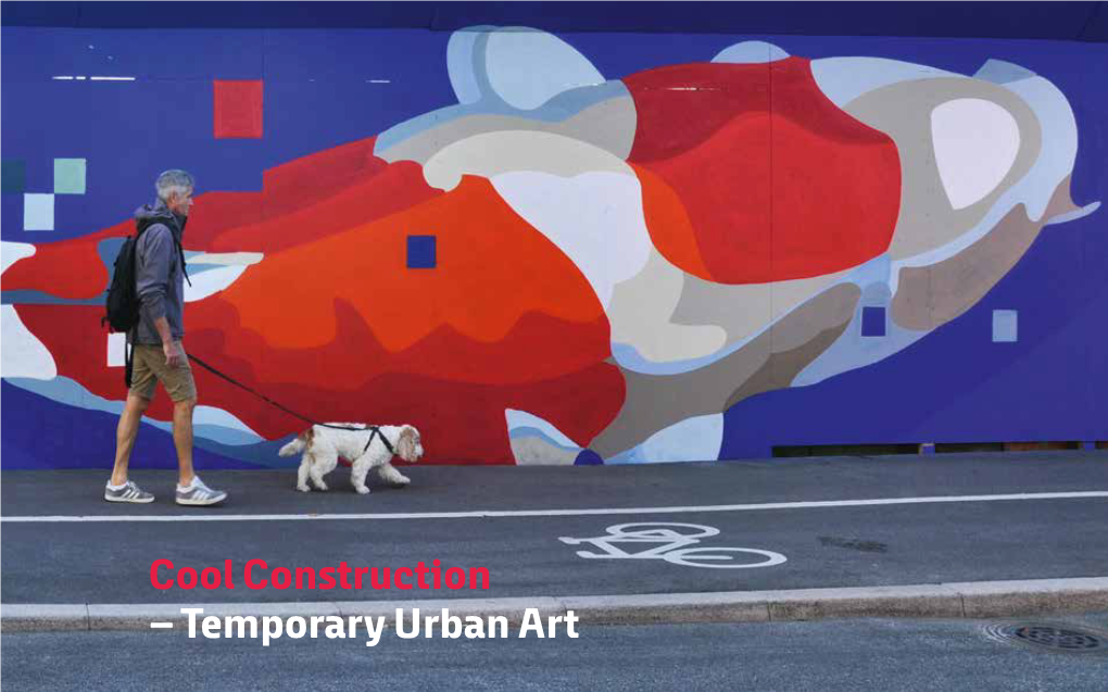 Cool Construction – Temporary Urban Art 1 Cover Image: Against the Stream (Mod Strømmen) by Christian Storm