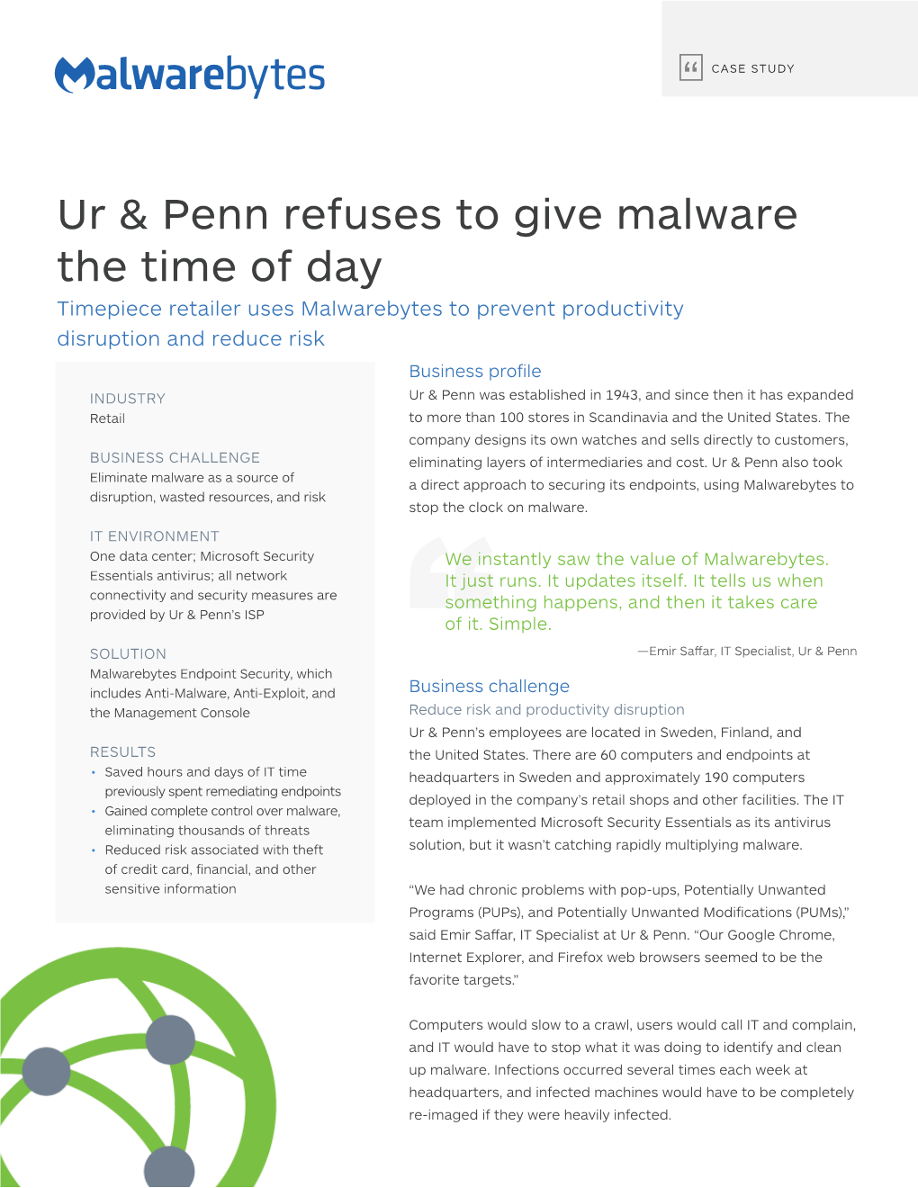 Ur & Penn Refuses to Give Malware the Time Of