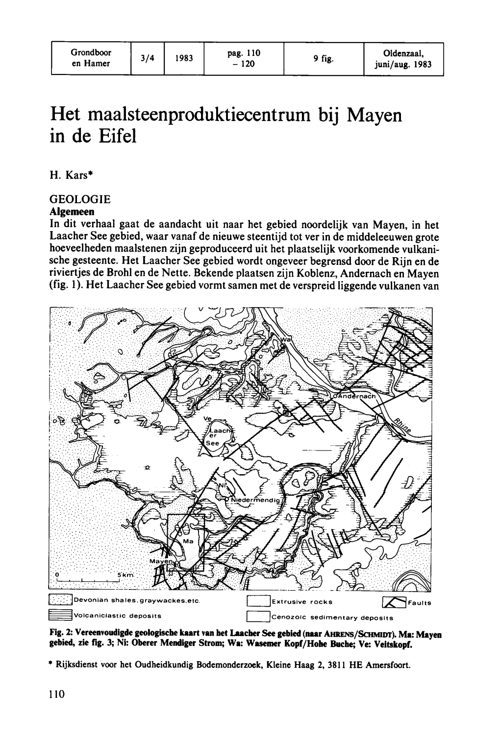 Het Maalsteenproduktiecentrum Bij Mayen in De Eifel