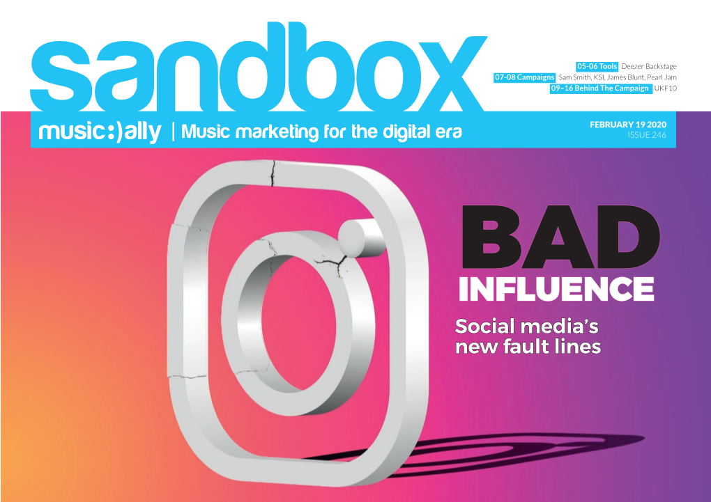 INFLUENCEBAD Social Media’S New Fault Lines COVERFEATURE