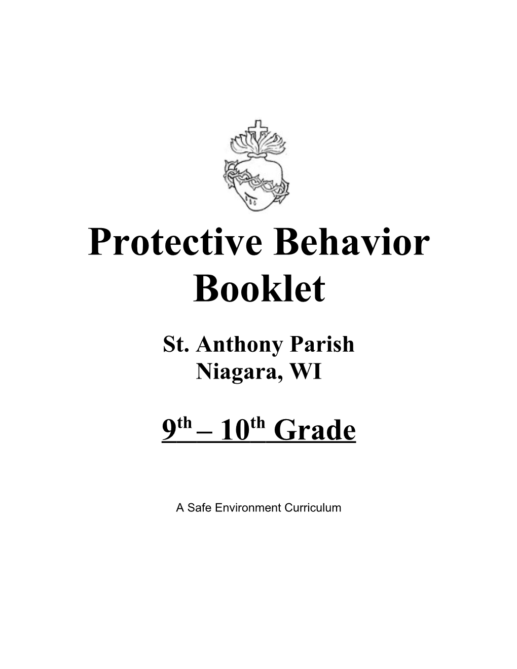 Protective Behavior Booklet