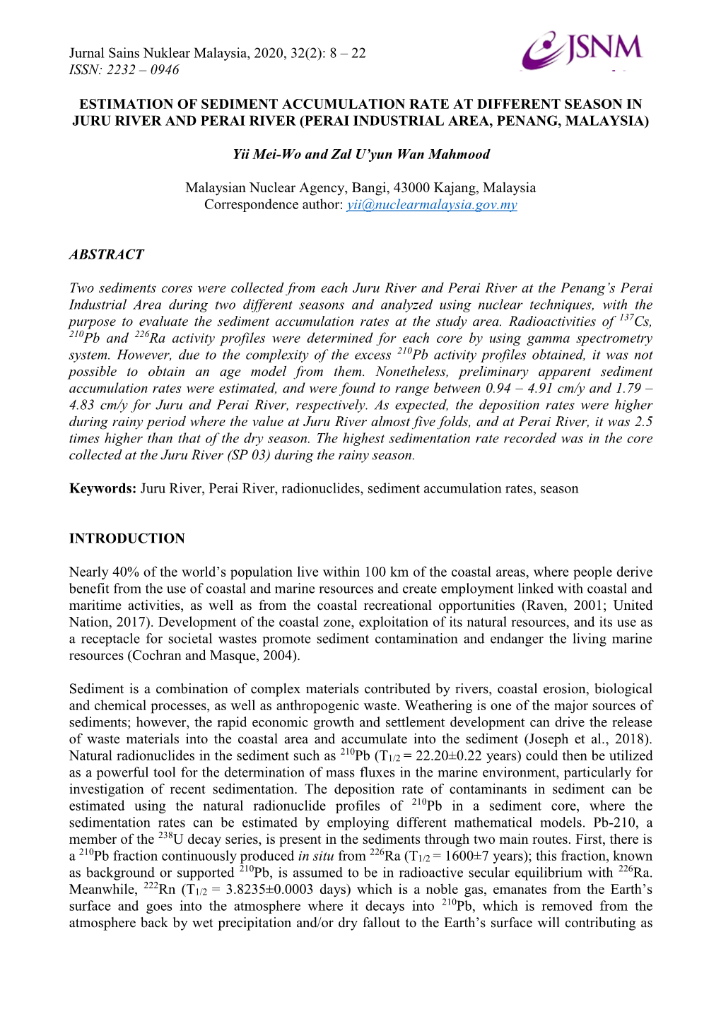 0946 Estimation of Sediment