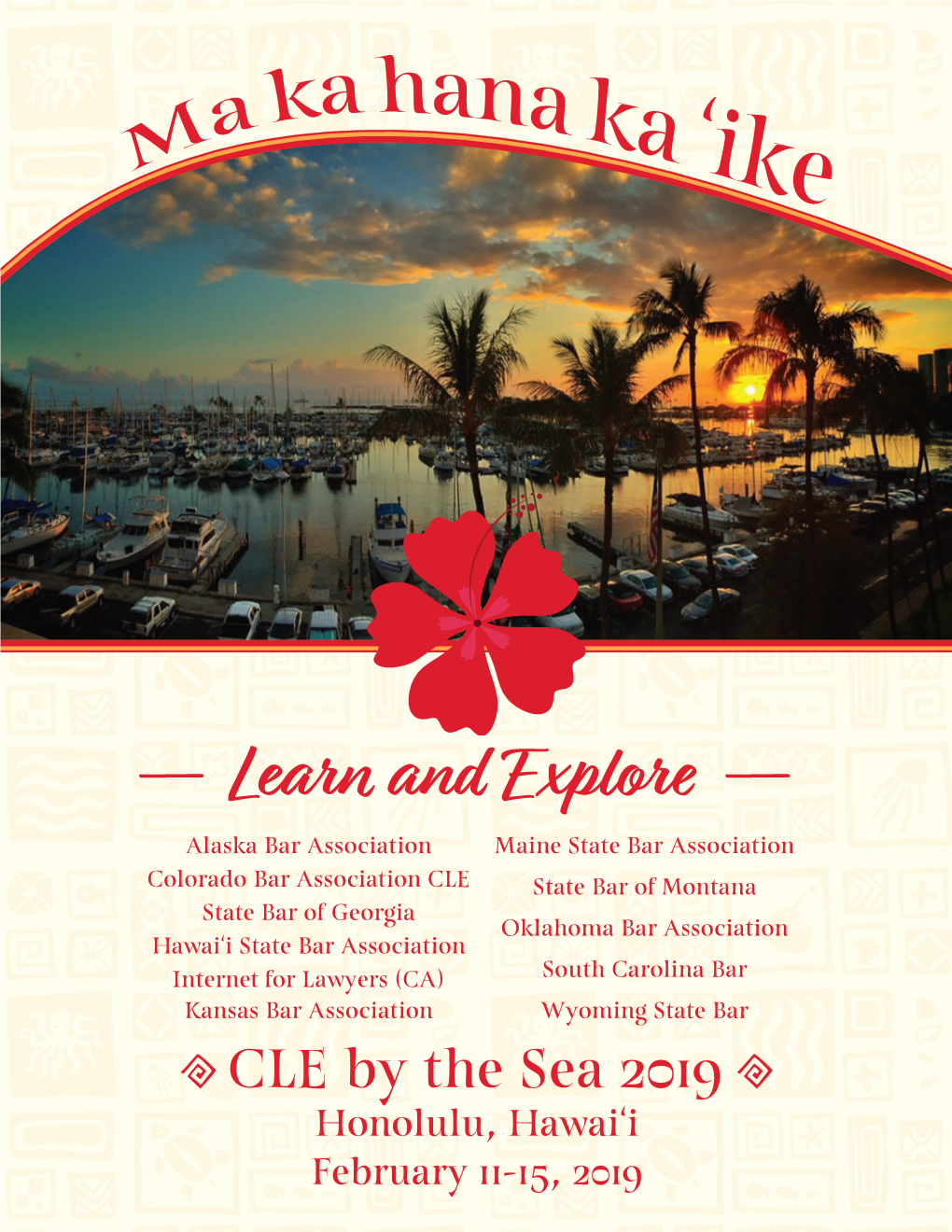 CLE 2019 at Sea Brochure.Indd