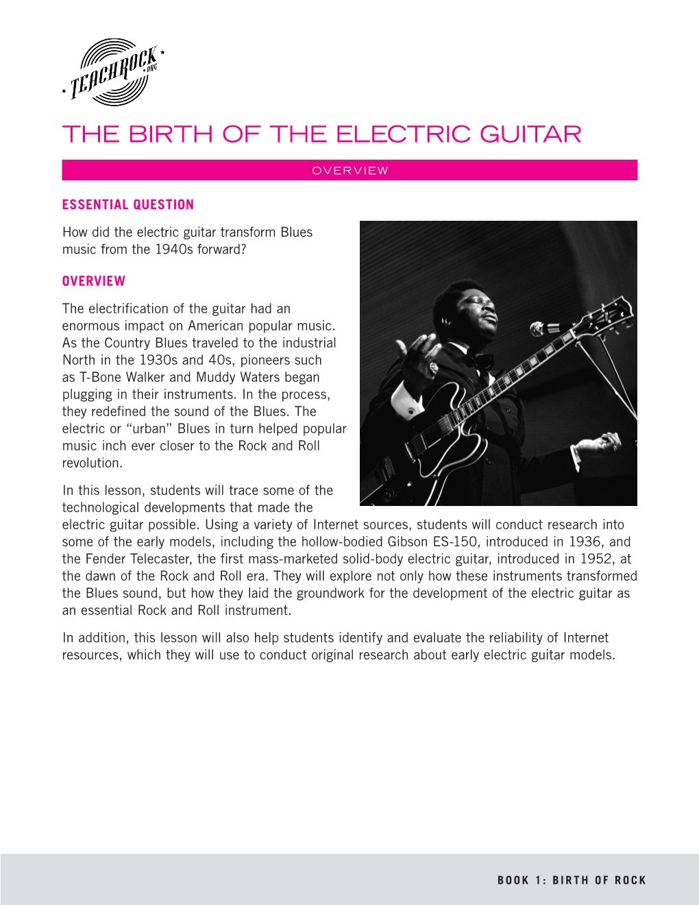 The Birth of the Electric Guitar