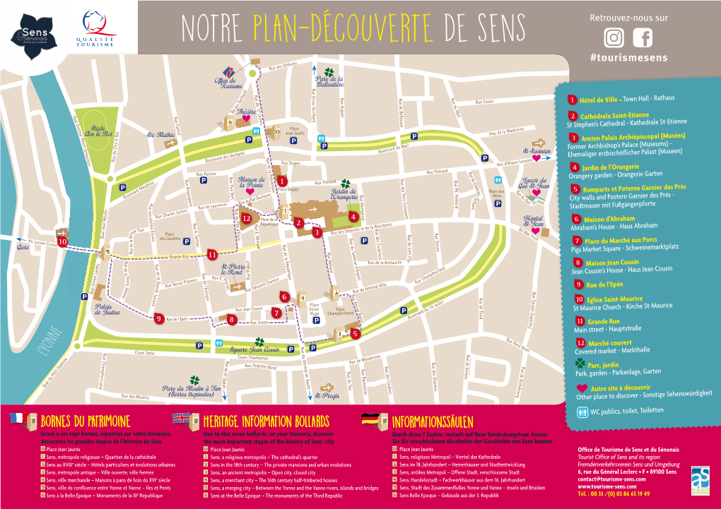 Notre Plan-Découverte De Sens #Tourismesens