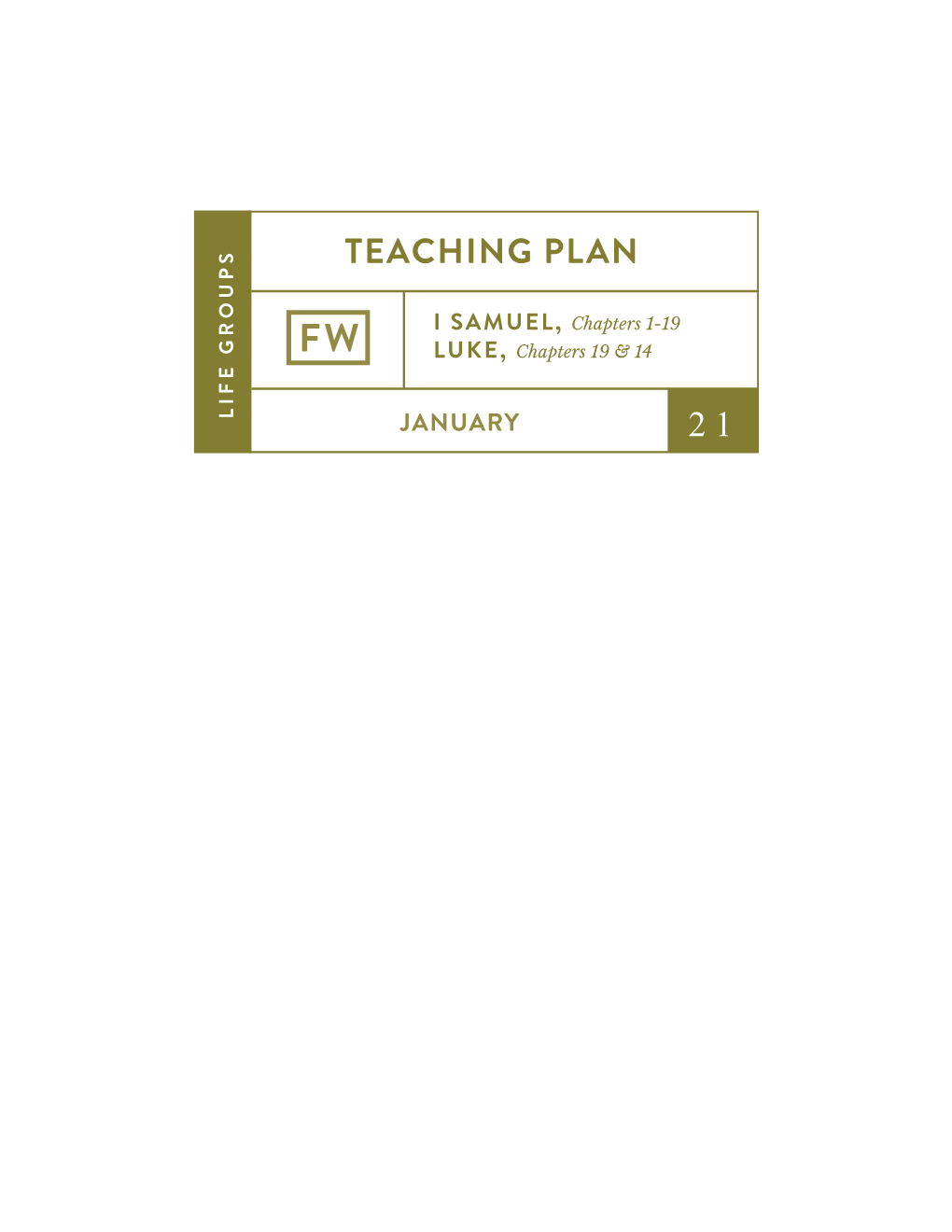 Teaching Plan