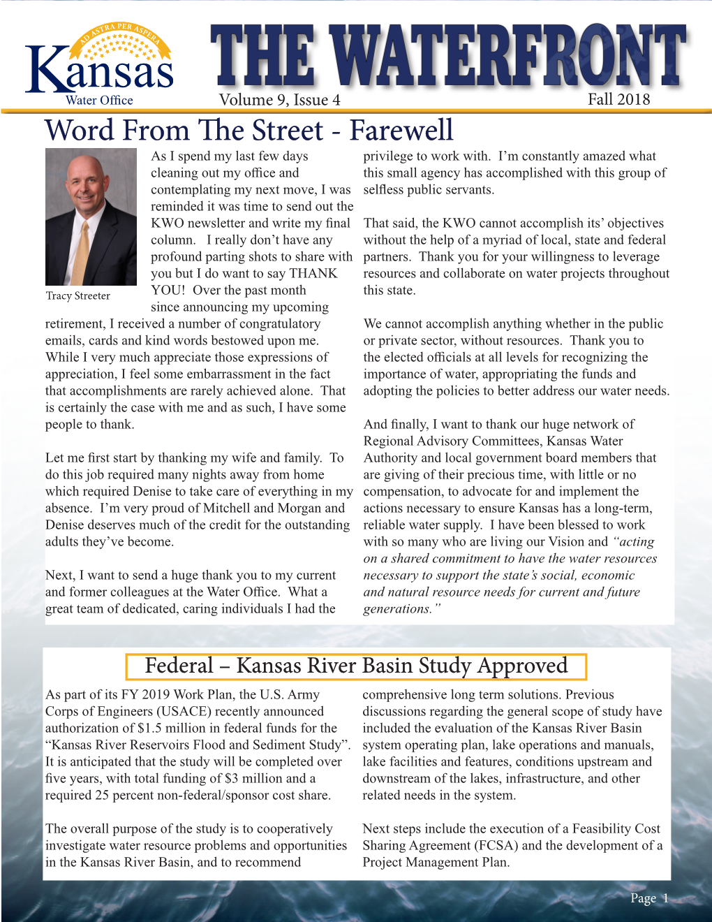 Word from the Street - Farewell As I Spend My Last Few Days Privilege to Work With