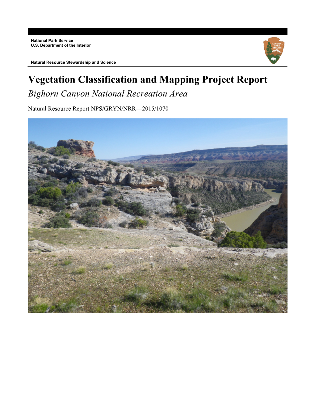 Bighorn Canyon National Recreation Area Vegetation Classification And