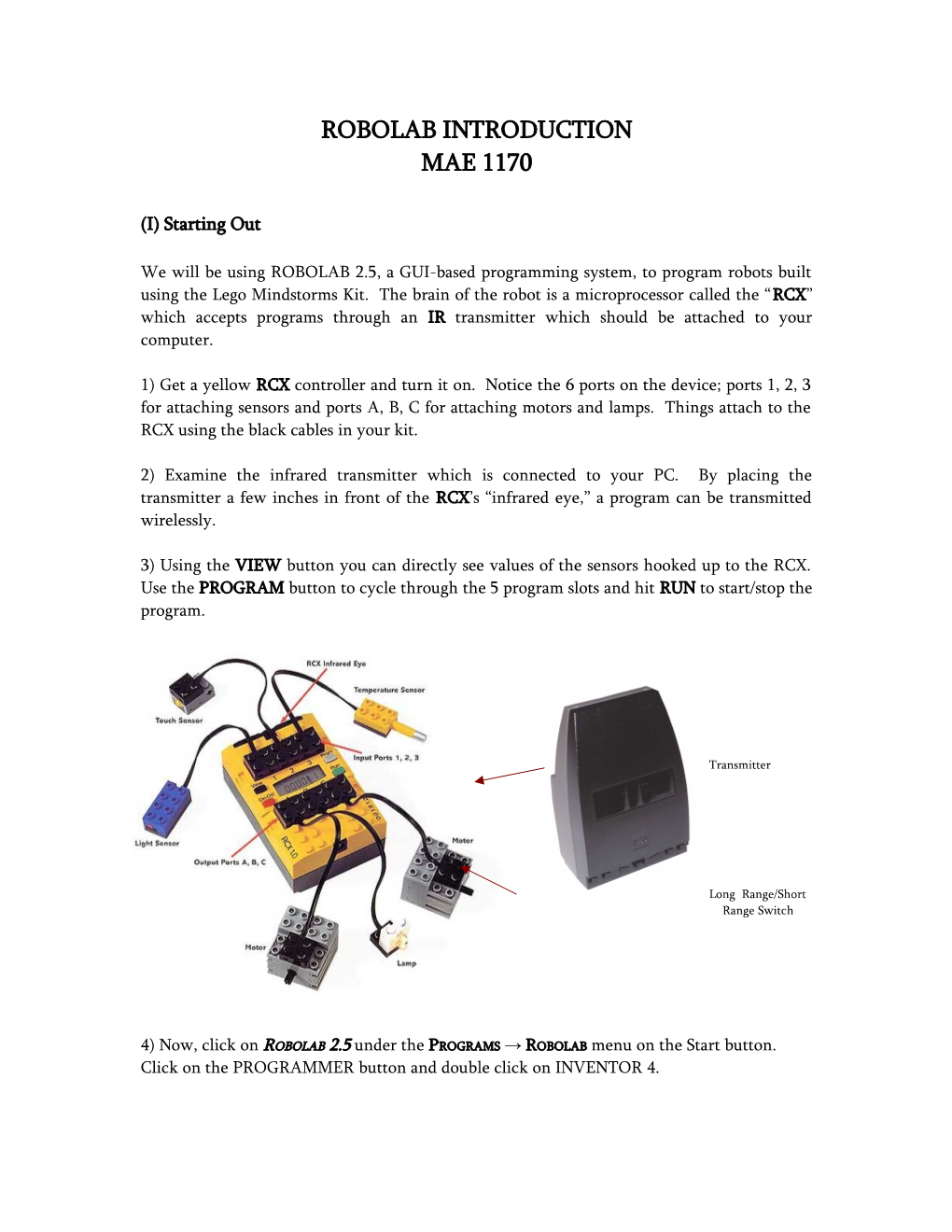 Robolab Introduction