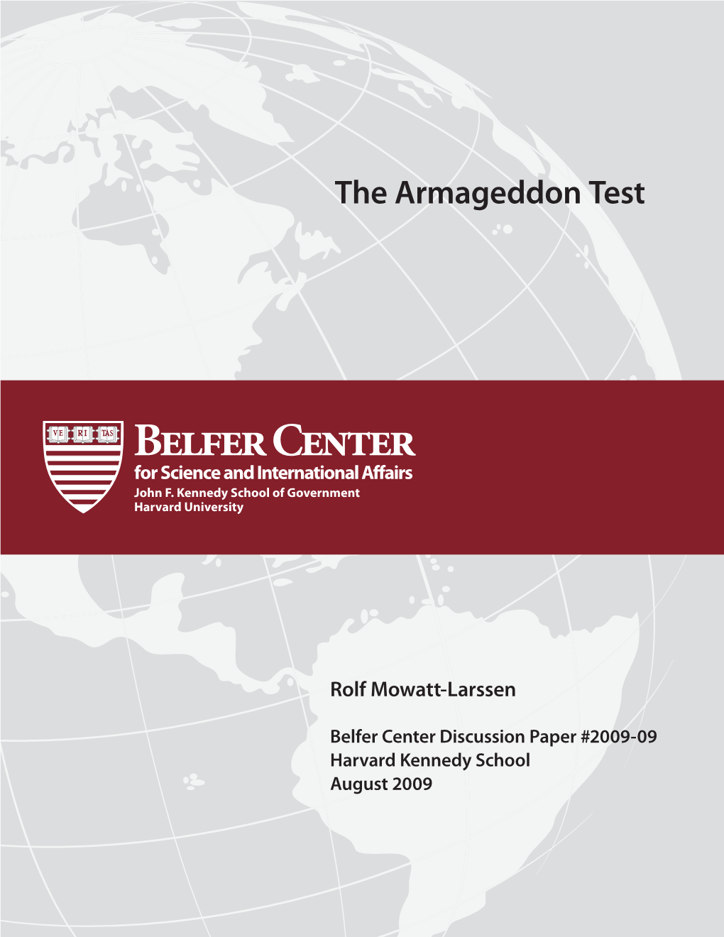 The Armageddon Test