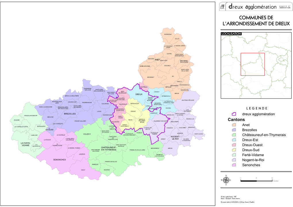 Communes De L'arrondissement De Dreux