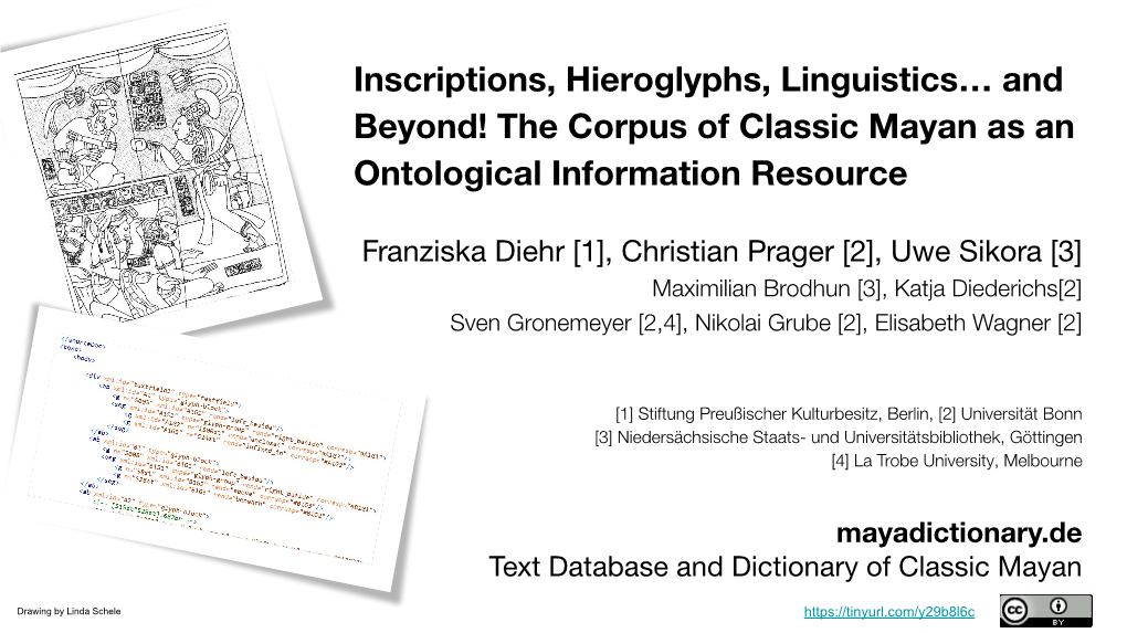 The Corpus of Classic Mayan As an Ontological Information Resource