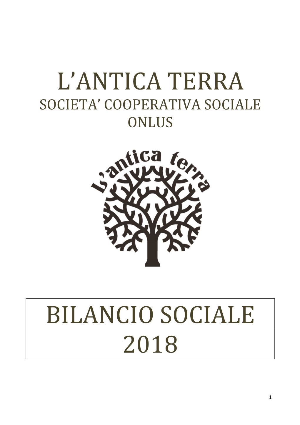 Bilancio Sociale 2018