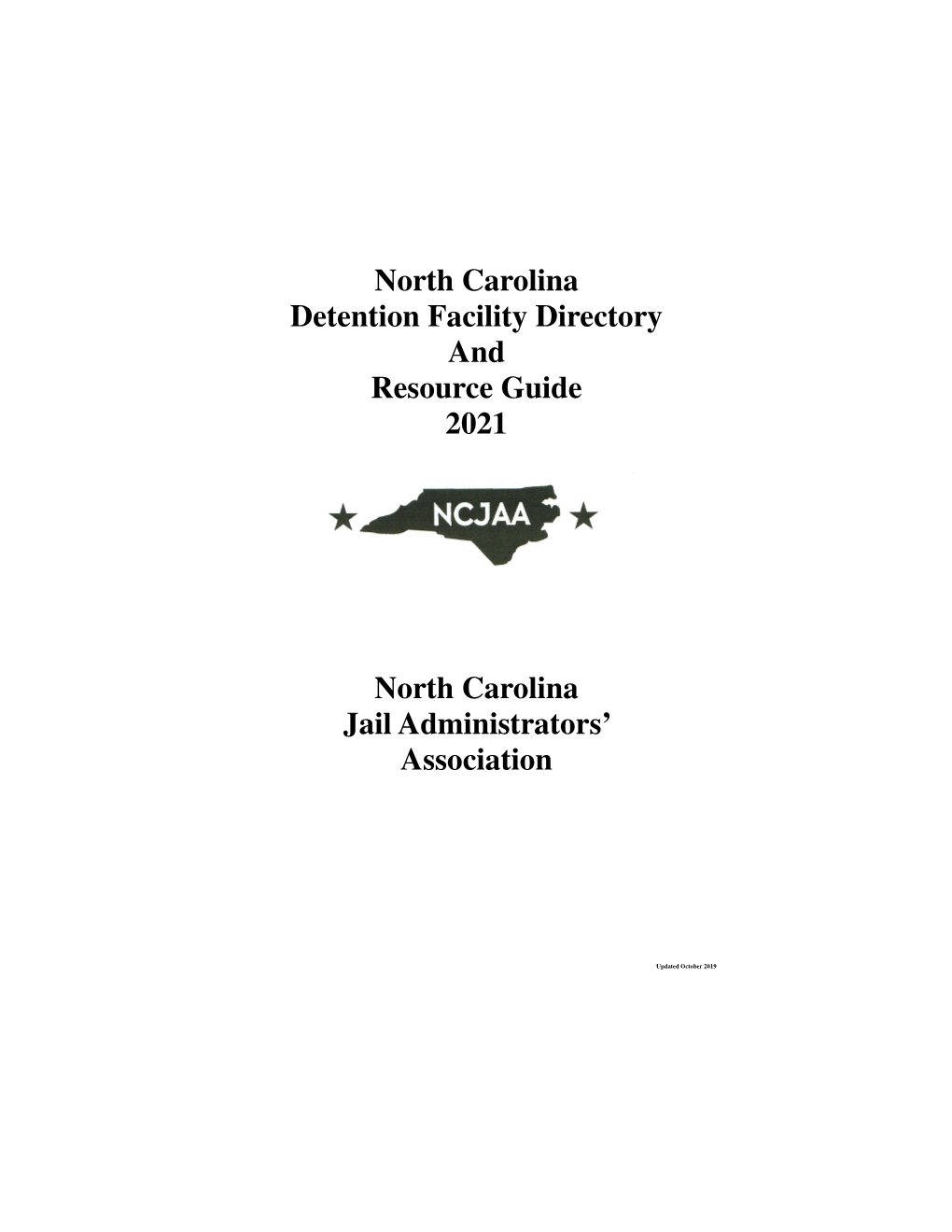NCJAA Detention Facility Resource Directory