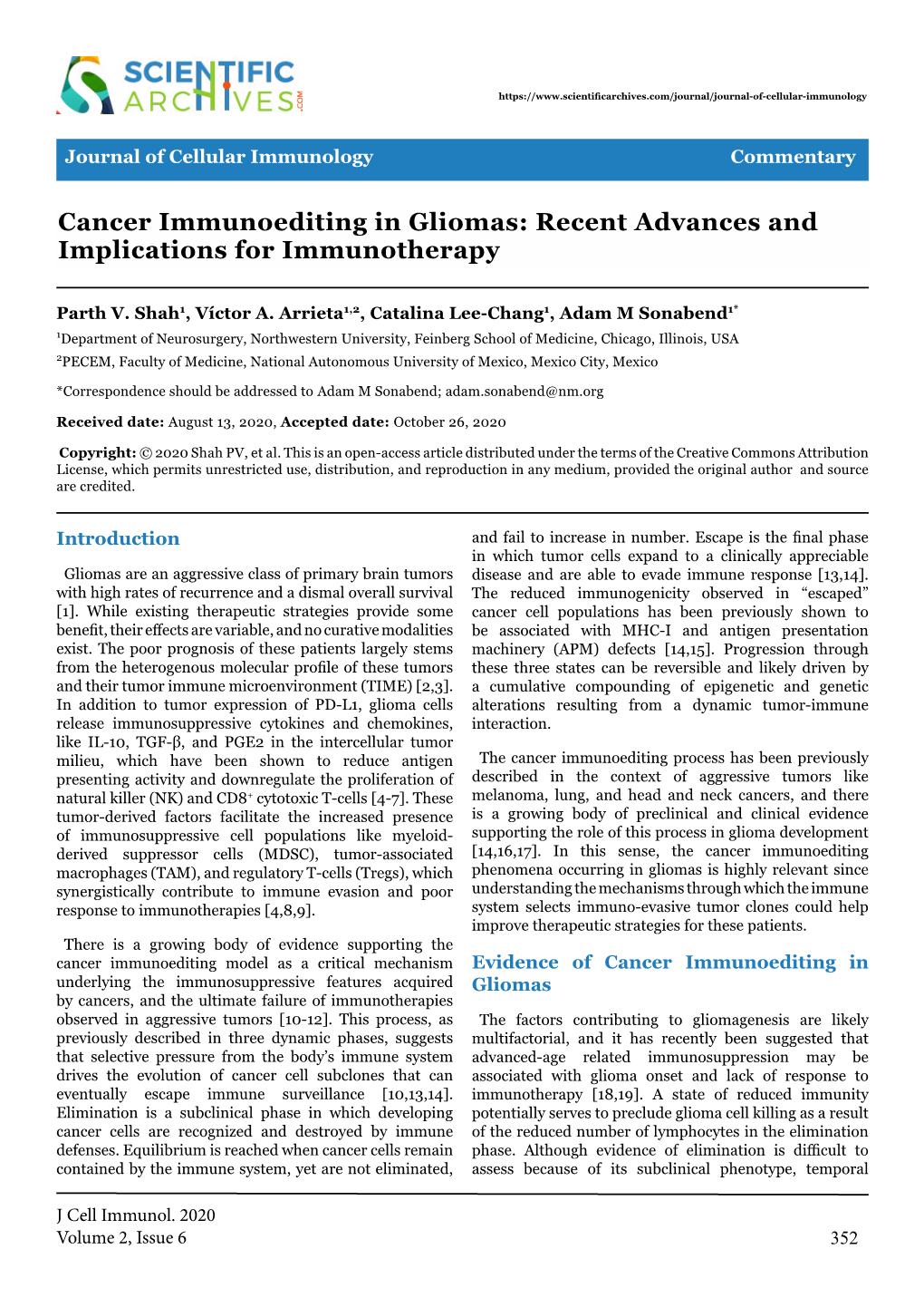 Cancer Immunoediting in Gliomas: Recent Advances and Implications for Immunotherapy