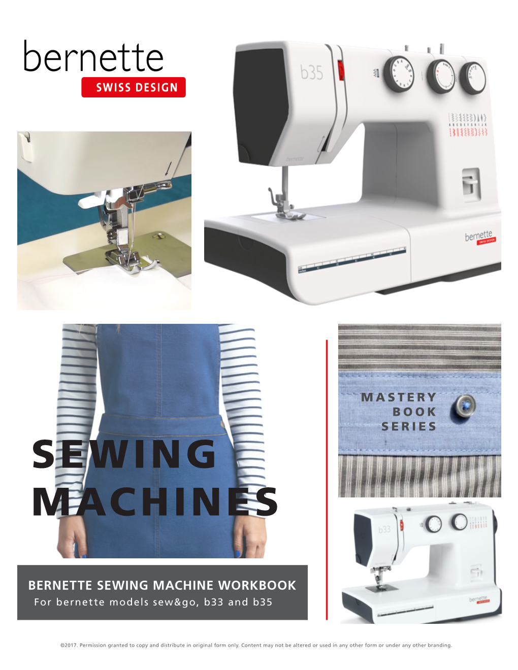 My Bernette Sewing Machine Mastery Workbook