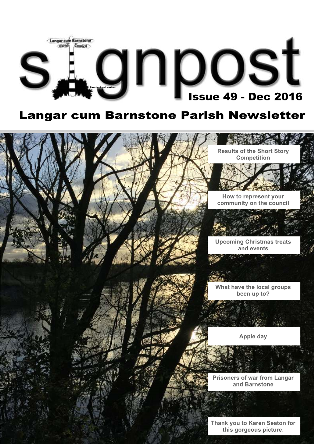 Dec 2016 Langar Cum Barnstone Parish Newsletter