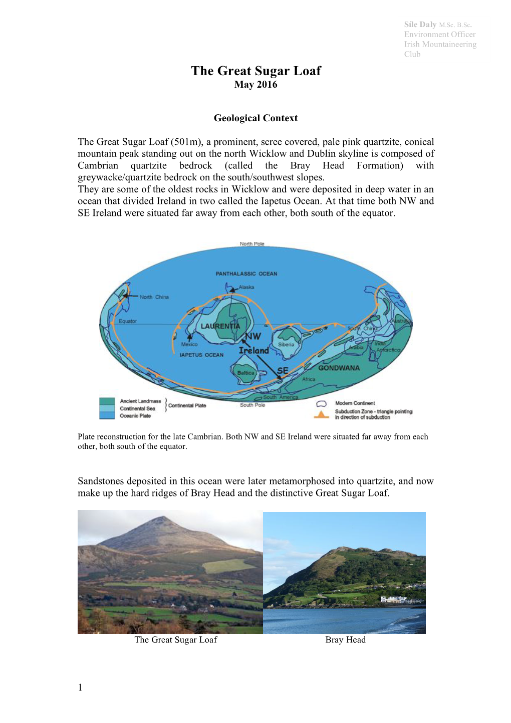 The Great Sugar Loaf May 2016