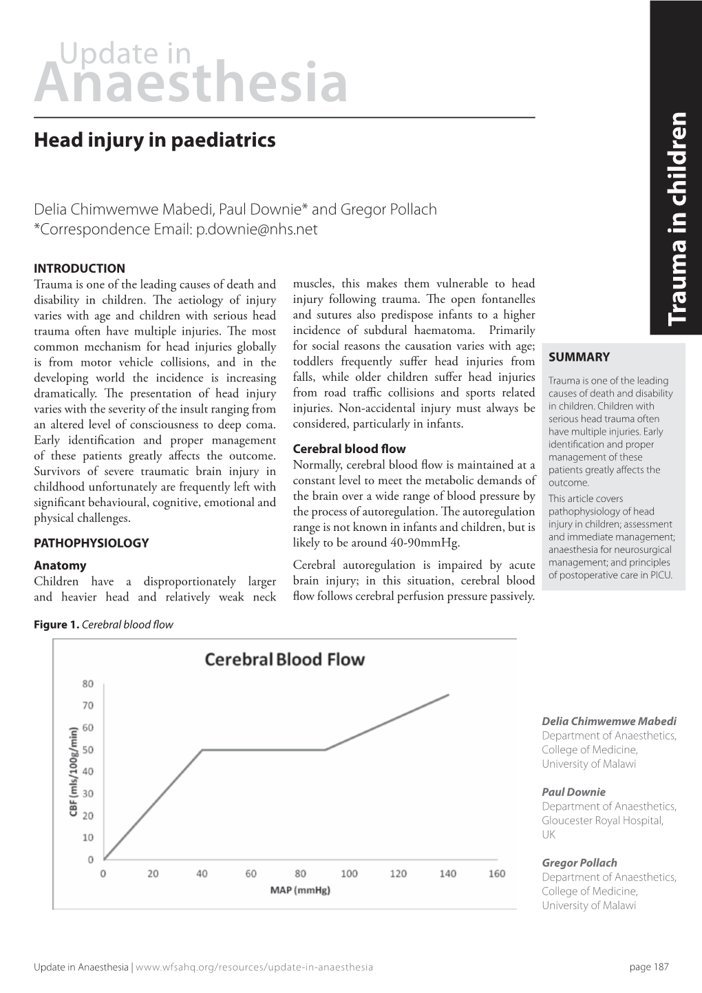 Head Injury in Paediatrics